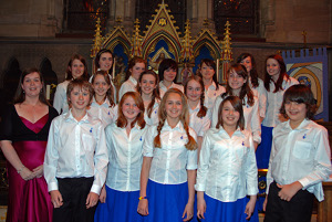 youth choir in concert